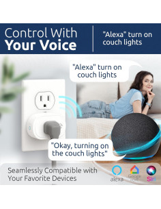 Smart Plug eKyro Monitoreo de Energía 15A 1800W WiFi 2