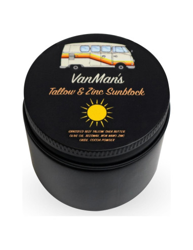 Protector Solar Mineral SPF 20 Vanman's - Zinc y Sebo 79.4g
