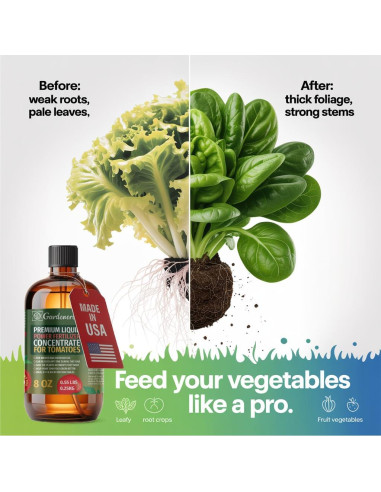 Fertilizante Líquido Gardenera Alcachofa 226.8 g - Acción Rápida