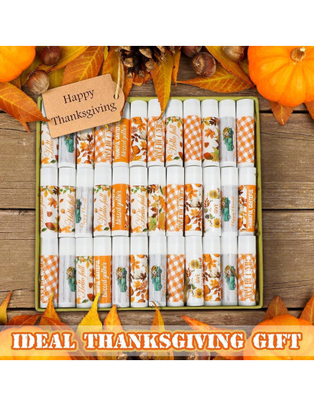 25 Balsamos Labiales Temáticos Otoño Halloween Siifert Sabor Miel