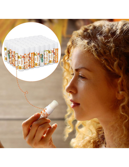 25 Balsamos Labiales Temáticos Otoño Halloween Siifert Sabor Miel