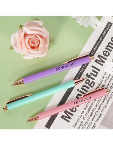 Conjunto de Bolígrafos Elegantes WY WENYUAN - Tinta Negra, 3 Unidades