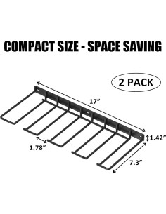 Soporte Organizador de Herramientas UNITEDPOWER 2 Estantes Pared 2