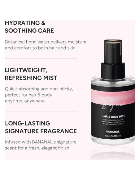 Mist Hidratante para Cabello y Cuerpo Coreano - Musk de Bebé 125ml