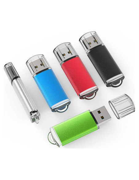 TOPESEL USB Flash Drive 4GB Pack 5 Colores USB 2.0 TOPESEL USB Flash Drive 4GB Pack 5 Colores USB 2.0