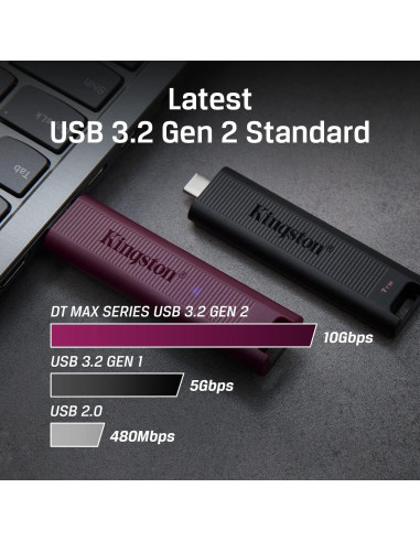 Unidad Flash USB Kingston DataTraveler Max 512GB USB 3.2