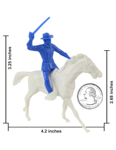 Juego de Figuras de Caballería BMC Classic Marx 16 Piezas 2