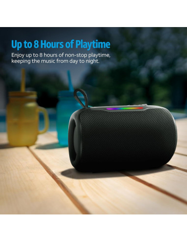 Altavoz Bluetooth AT&T Essentials 10W Impermeable Negro