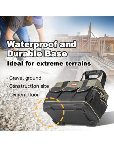 Organizador de Herramientas Justzon 15" Impermeable 33 Bolsillos 2