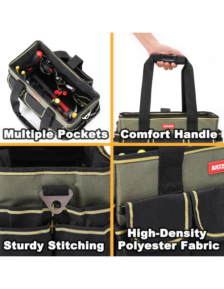 Organizador de Herramientas Justzon 15" Impermeable 33 Bolsillos