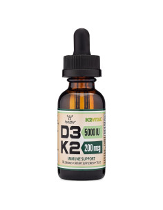 Vitamina D3 K2 5000 UI Gotas Líquidas 30 ml Double Wood