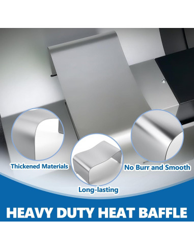 Difusor de Baffle de Calor SafBbcue para Parrilla Traeger 650/885