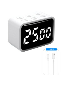 Temporizador Pomodoro Digital TPNEG Blanco Recargable USB