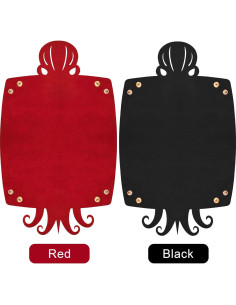 Bandeja de Dados SIQUK Pulpo 2 Piezas PU Negro Rojo 2