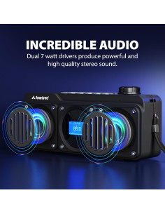 Avantree Boombyte - Radio FM Digital Portátil Bluetooth 4 en 1 2
