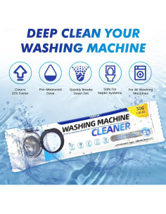 Limpiador de Lavadora en Polvo TERFIE - 12 Paquetes 360g 2