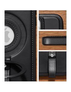 Funda de Cuero con Soporte Magnético para iPhone 16 Pro - BUTAIGA 2