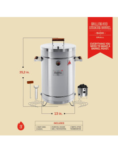 Parrilla Ahumadora Ingrill Basik 3 en 1 - Acero Inoxidable 11.34 kg 2