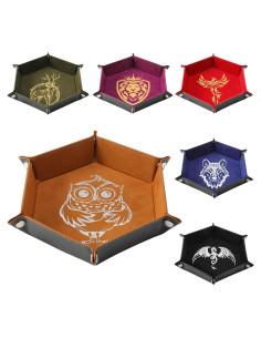 Bandeja de Dados Plegable Grajar Animales Hexagonal 20.32 cm