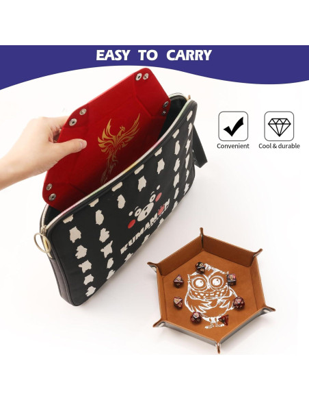 Bandeja de Dados Plegable Grajar Animales Hexagonal 20.32 cm