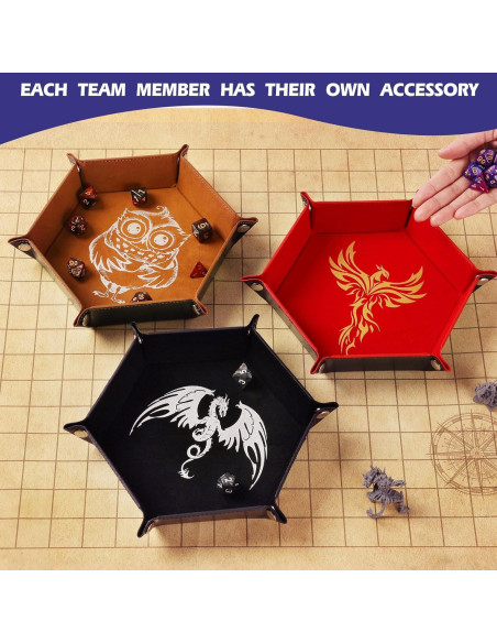 Bandeja de Dados Plegable Grajar Animales Hexagonal 20.32 cm