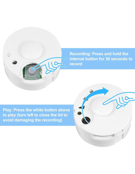 Paquete de 2 grabadoras de voz MakerHawk 30s para peluches Paquete de 2 grabadoras de voz MakerHawk 30s para peluches