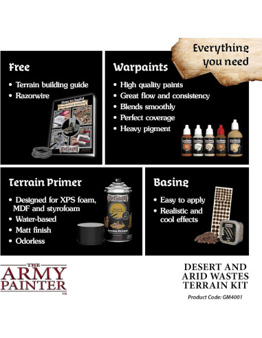 Conjunto de Pinturas para Terreno Desértico The Army Painter