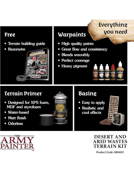 Conjunto de Pinturas para Terreno Desértico The Army Painter