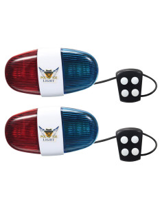 Luces LED de Policía Boao para Bicicleta - 2 Piezas Impermeables