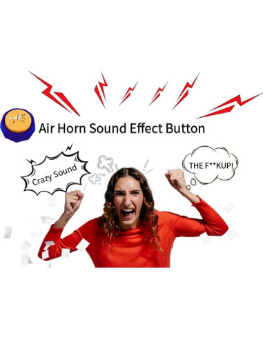 Botón de Sonido Airhorn RIBOSY - Efecto Hip Hop Divertido
