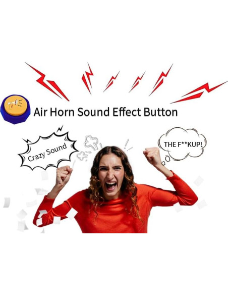 Botón de Sonido Airhorn RIBOSY - Efecto Hip Hop Divertido