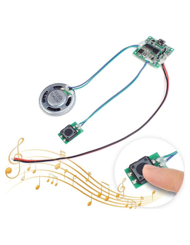 Módulo de Sonido ICStation 8M MP3 Programable Control Botón