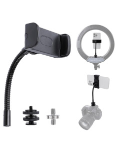 Soporte Universal para Teléfono Luz de Anillo MS-18B 14cm