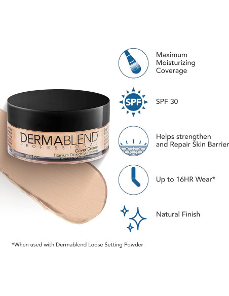 Base de Maquillaje Dermablend Cover Crme 28.35 g SPF 30 Base de Maquillaje Dermablend Cover Crme 28.35 g SPF 30