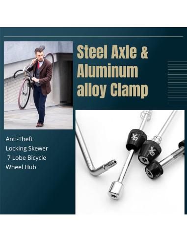 Cerradura Antirrobo ONIPAX AF-116WS con Pasador de 7 Lúbulos