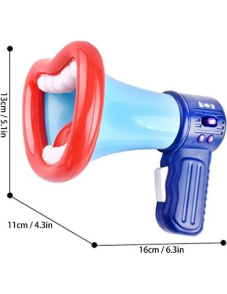 Juguete de bocina cambiador de voz HEEPDD con 3 efectos