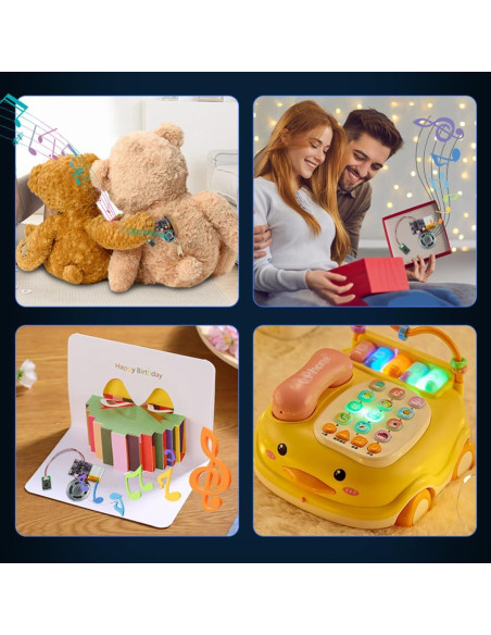 Módulo de Sonido MP3 JRGKJCP JR-JX7004, 16MB, Recargable