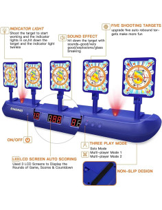 Objetivo de Tiro Digital SWEMNED con 5 Objetivos y Puntuación Electrónica 2