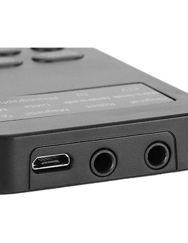 Cambiador de Voz Portátil HAOX con 12 Efectos y 8 Sonidos