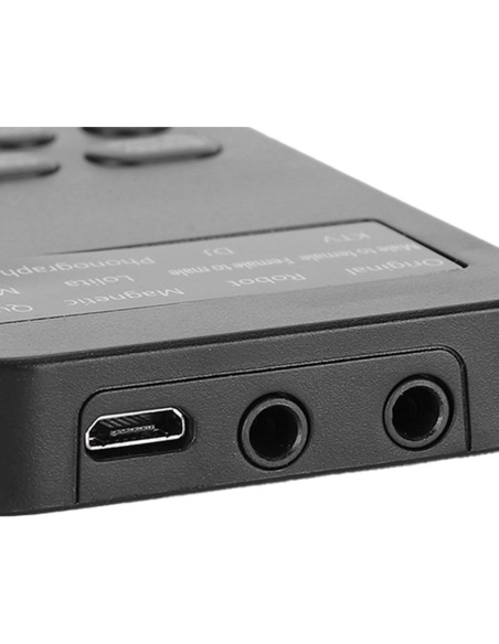 Cambiador de Voz Portátil HAOX con 12 Efectos y 8 Sonidos