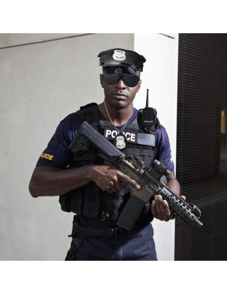 Conjunto de Disfraz de Policía Beelittle - Sombrero, Esposas, Gafas