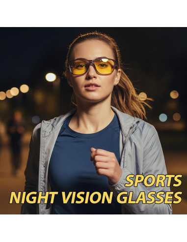 Gafas de Visión Nocturna Polarizadas Myiaur Amarillas