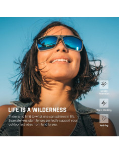 Gafas de sol deportivas polarizadas TOREGE TR26 para ciclismo y pesca 2