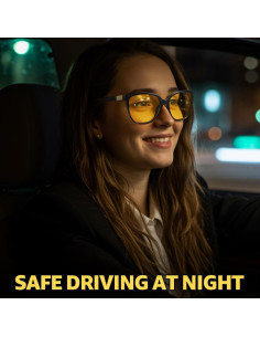 Gafas de Conducción Nocturna Myiaur Polarizadas Amarillas 2