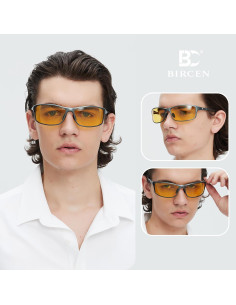 Gafas de Visión Nocturna BIRCEN Antirreflejo para Conducir 2