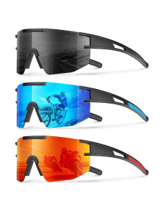 Gafas de Sol Polarizadas KALIYADI UV400 para Correr y Ciclismo