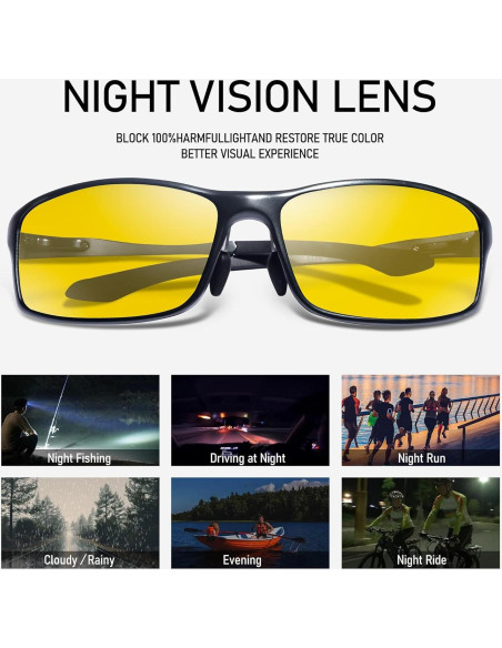 Gafas de Visión Nocturna BIRCEN Antirreflejo para Conducir Gafas de Visión Nocturna BIRCEN Antirreflejo para Conducir