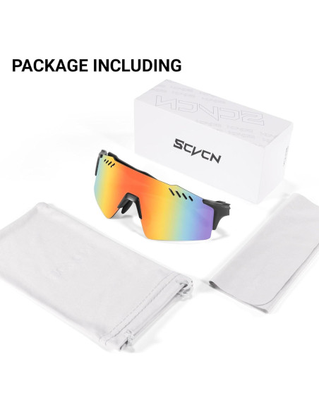 Gafas de Ciclismo SCVCN UV400 Ligeras para Hombres y Mujeres