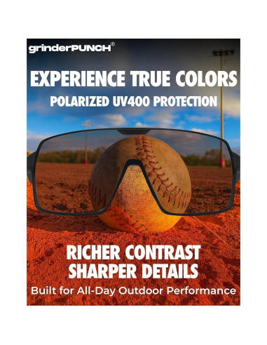 Gafas de Sol Deportivas Polarizadas grinderPUNCH UV400 Naranja