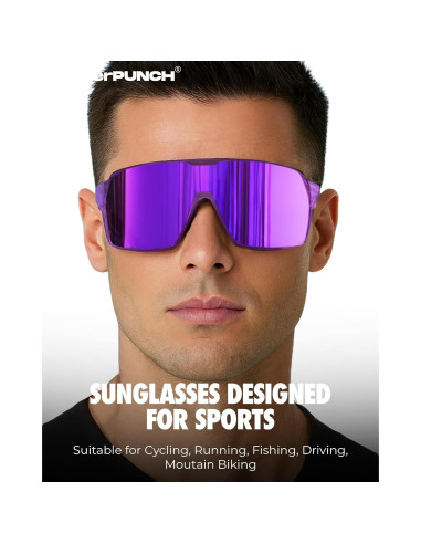 Gafas de Sol Deportivas Polarizadas grinderPUNCH UV400 Naranja